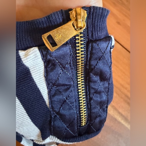 Lauren Ralph Lauren Striped Long Sleeve Top - Navy Blue sand White - Picture 16 of 16